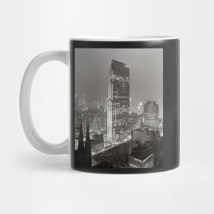 Rockefeller Center, 1933. Vintage Photo Mug